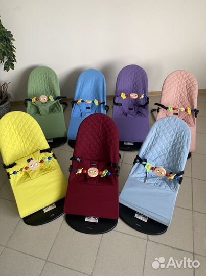 Детский шезлонг с рождения