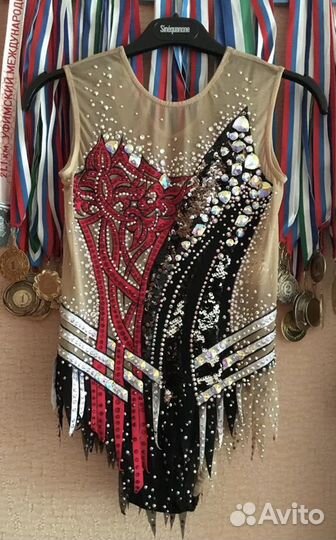 Купальник для художественной гимнастики +\- 150см