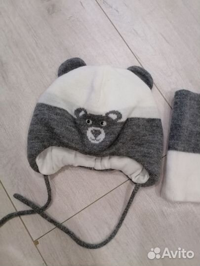 Комплект шапка и шарф