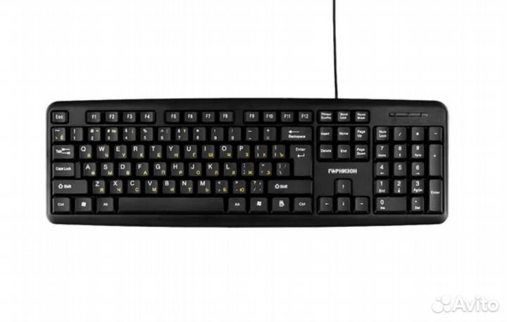 Клавиатура Гарнизон GK-100 Black USB