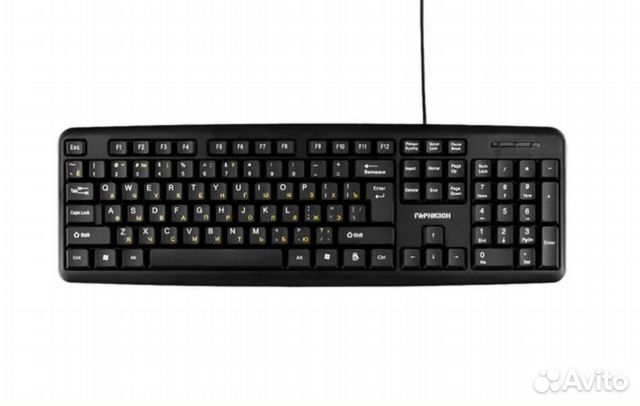 Клавиатура Гарнизон GK-100 Black USB