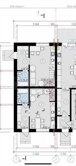 Помещение свободного назначения 60 кв м