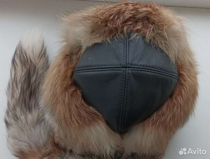 Шапка мужская лисья