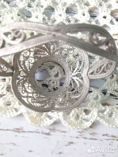 Мельхиоровая солонка СССР