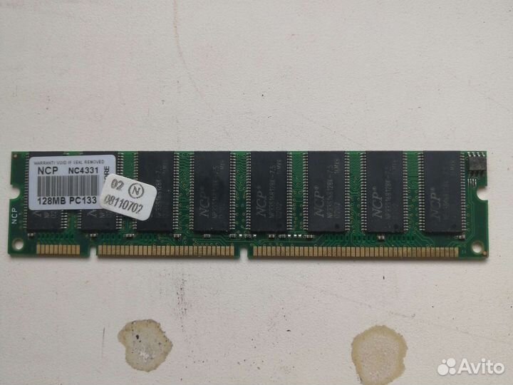 Оперативная память ddr3 2gb ncp 128 mb