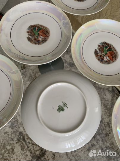 Фарфоровая посуда СССР мельхиор