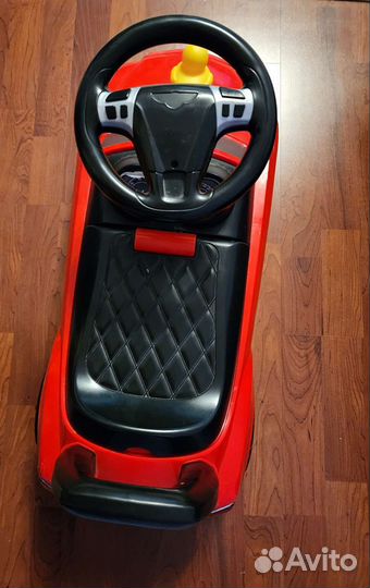 Машинка каталка bentley с уточкой на бампере