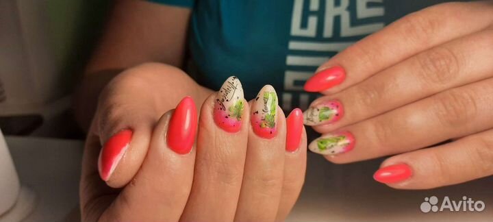 Маникюр, педикюр, наращивание ногтей