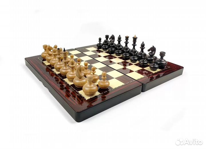 3 в 1 Шахматы, Нарды и шашки Барон, Ч.Дерево, 40