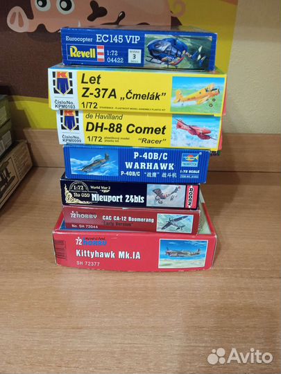 Сборные модели самолётов 1:72