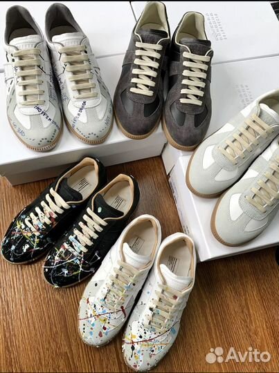 Кеды maison margiela replica paint