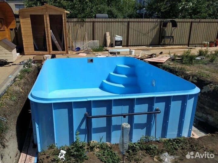 Пластиковый бассейн