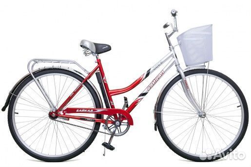 Велосипед женский двухколесный Кумир 2810н с корзи