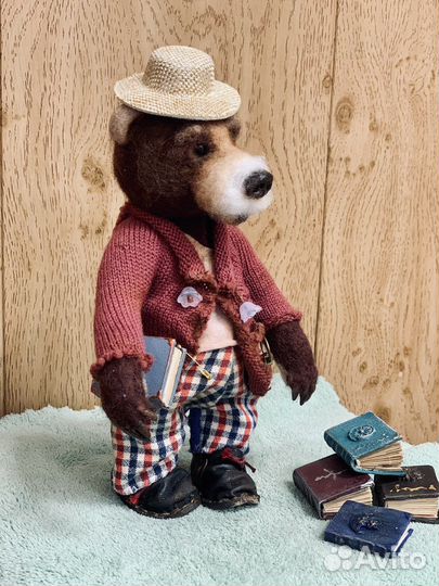 Авторская кукла мишка Тедди