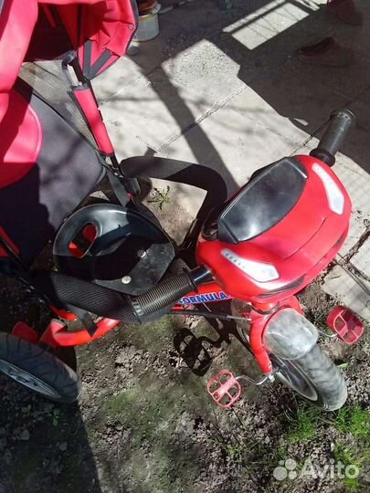 Детский велосипед с ручкой бу