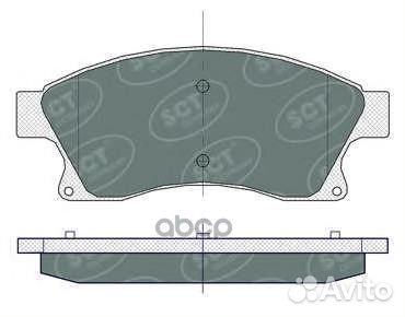 Колод. торм.задн. opel astra J 09/12/14/mokk