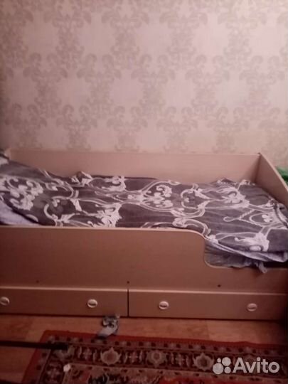 Детская кровать от 3 лет с бортиками