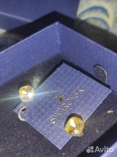 Swarovski серьги гвоздики