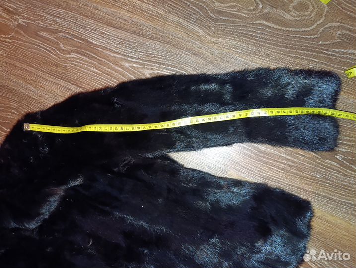 Шуба норковая по пояс размер 44