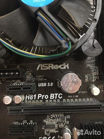 Мaтeринскaя плaта ASRock Н81 Pro BTC R2.0 (комплек