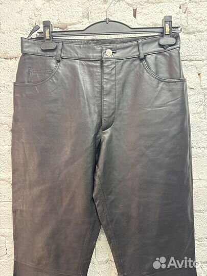Брюки мужские из натуральной кожи 50-52 новые