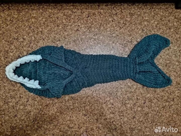 Плед детский вязаный ручная работа