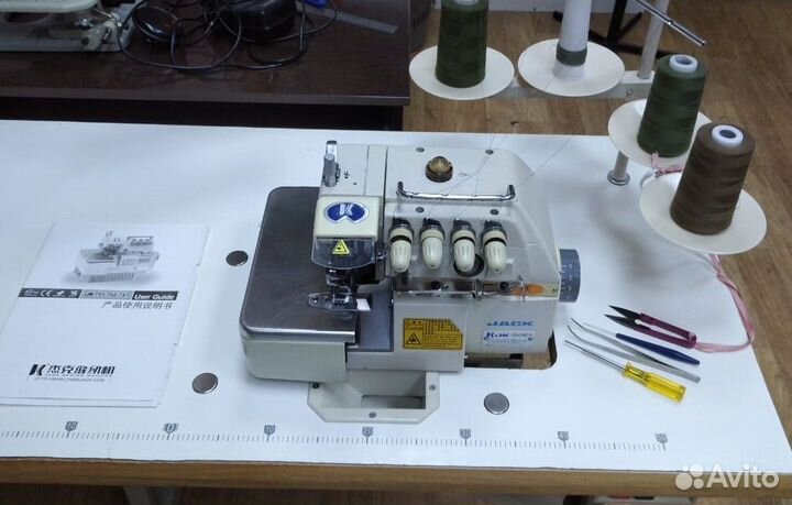 Оверлок промышленный jack 4 ниточный