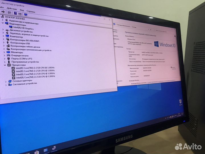 Много 10шт intel Core i3-2120/4Gb DDR3/500Gb HDD