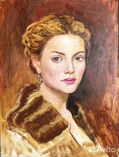 Картина маслом портрет на заказ