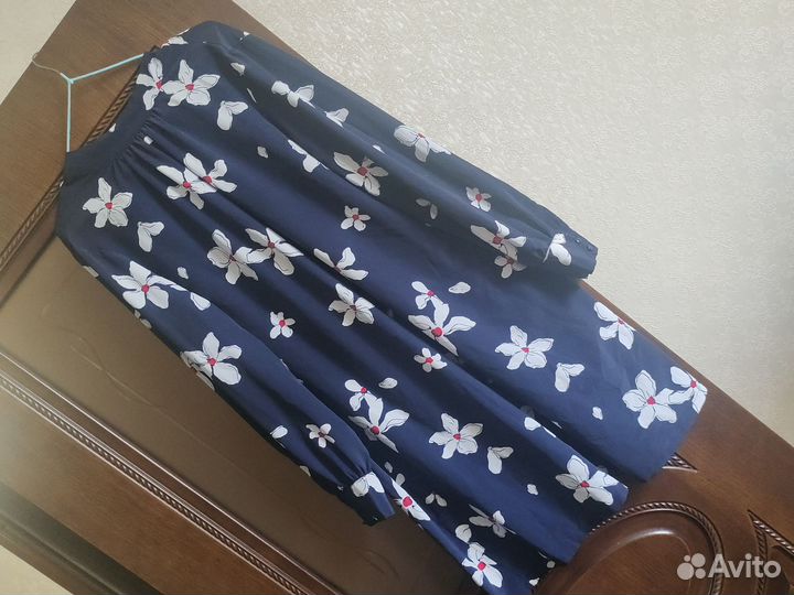 Синее платье zarina