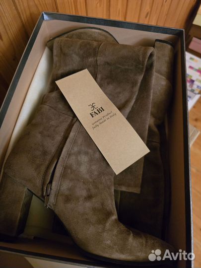 Сапоги Италия кожа