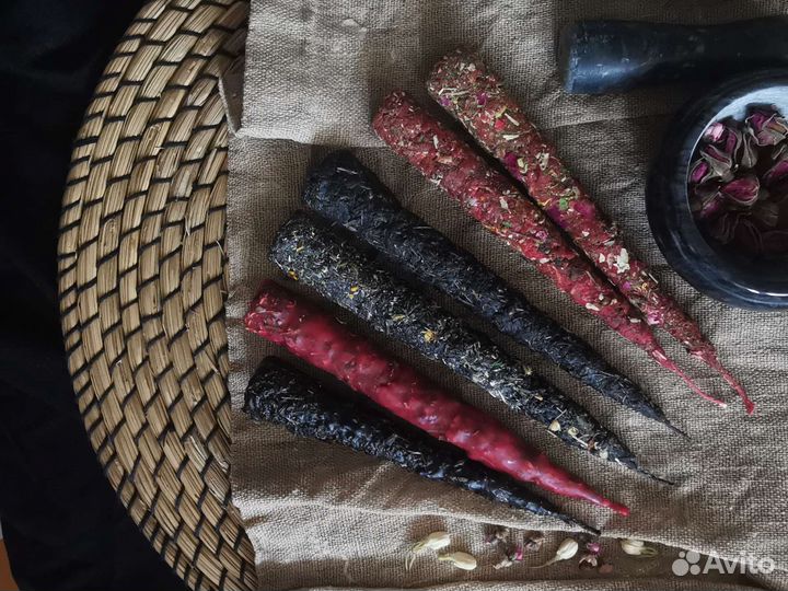 Свечи восковые ручной работы