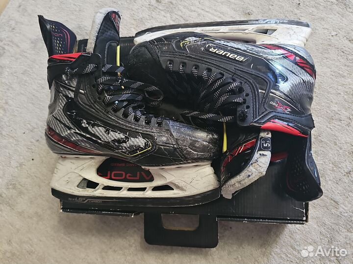 Хоккейные коньки bauer vapor 2x pro 5.5 размер