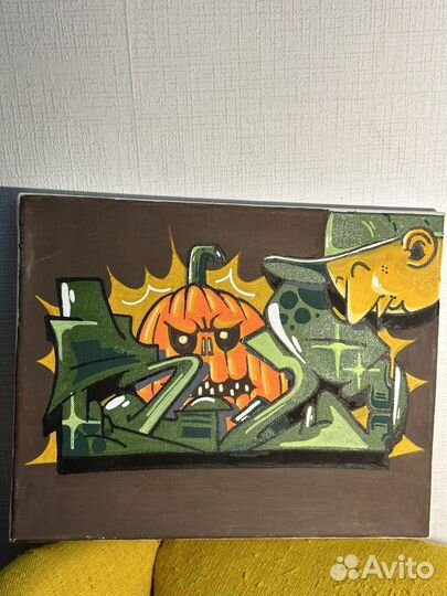 Картина на холсте, акрил - 