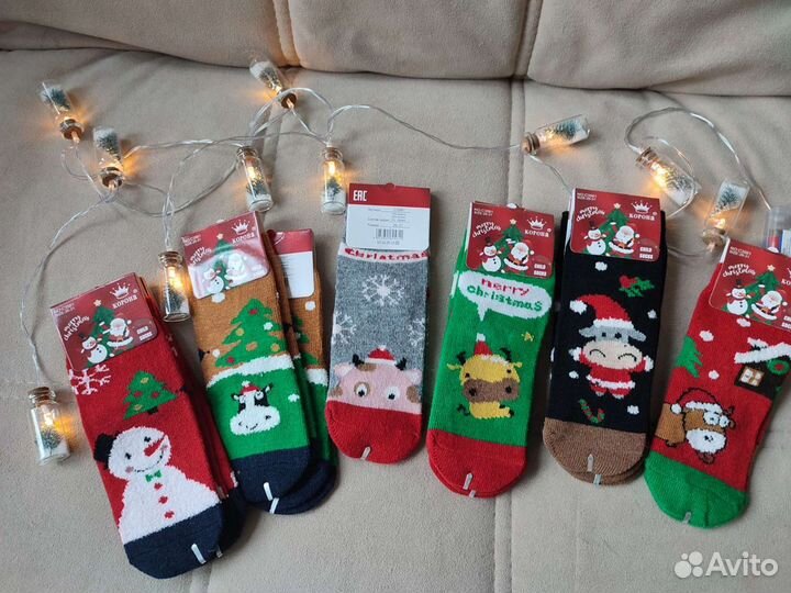 Новогодние носочки детские 25-31 р