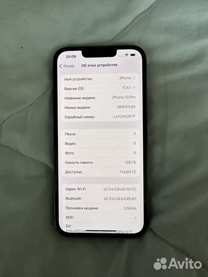 iPhone 13 Pro, 128 ГБ