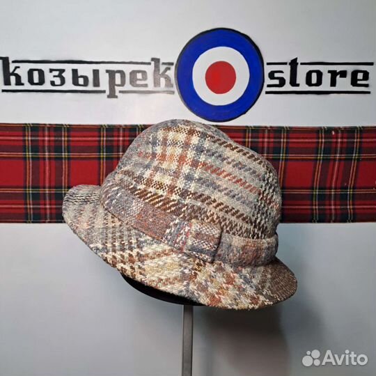 Твидовая шляпа Knaplander Made in England Vintage