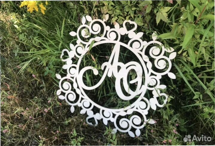 Монограмма свадебная