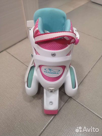 Роликовые коньки детские раздвижные