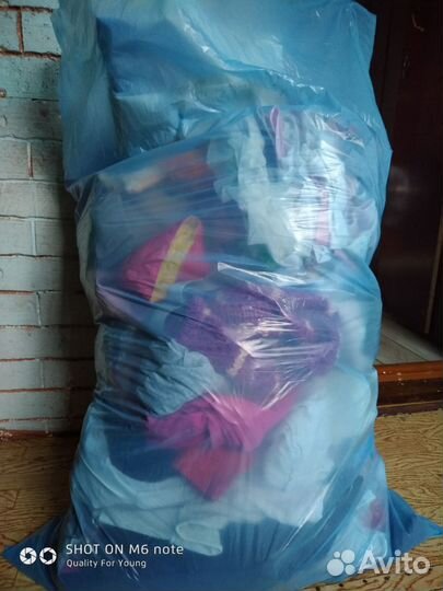 Мешок вещей на девочку