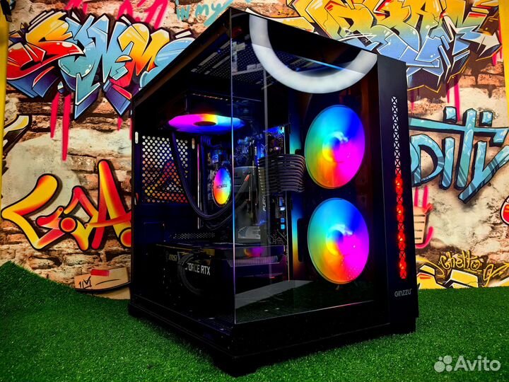 Игровой пк Ryzen 7 3700x / MSI RTX 3060 12 Gb вода