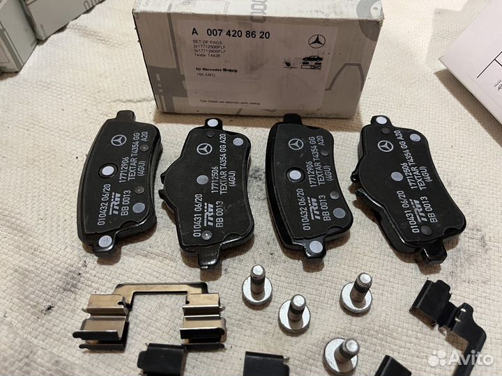 Тормозные колодки задние Amg 166/ A0074208620