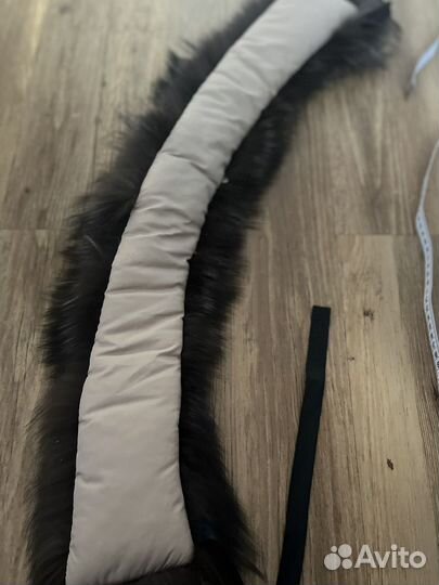 Воротник из лисы чернобурой