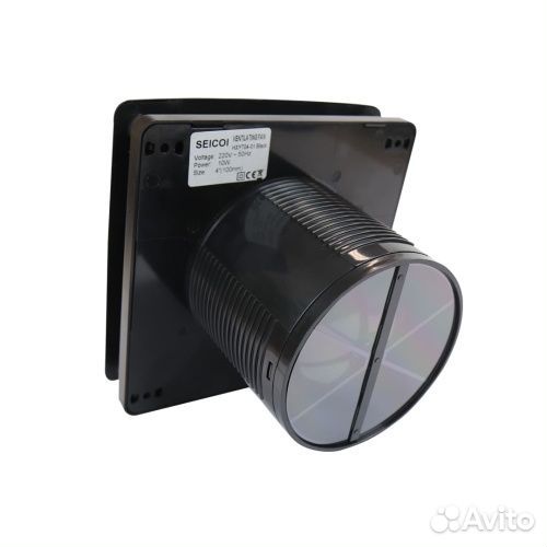 Вентилятор вытяжной осевой Seicoi hxyt04-01 Black