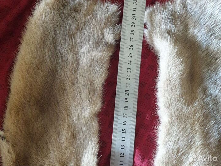 Меховой воротник норка