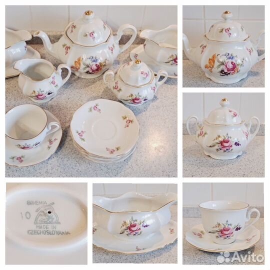 Чайные сервизы СССР. Дулево, лфз, зик, Польша