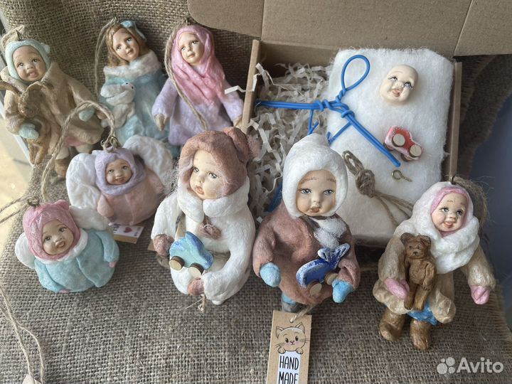 Ватная игрушка на елку,набор для создания