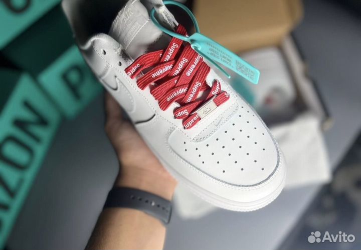 Кроссовки nike air force 1 supreme оригинал