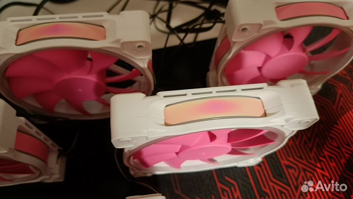 ID cooling ZF-12025-Pink 6 штук