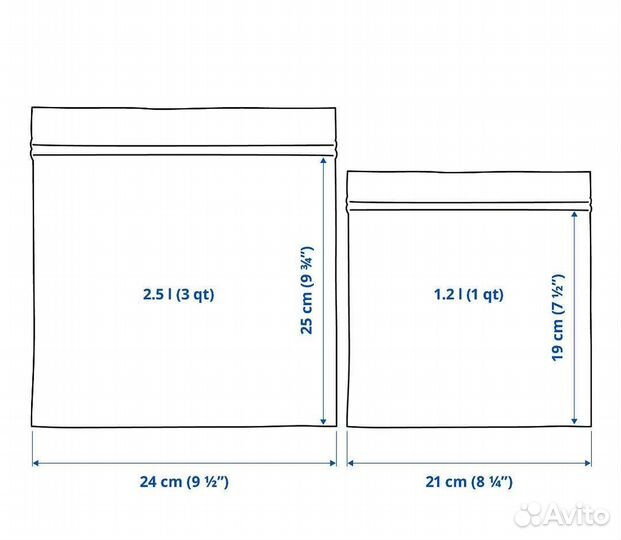 Пакеты Истад многоразовые новые